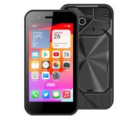 viqee P60 3G Mini Smartphone, Desbloqueado, Negro, 3+64GB, 3.0'' HD Pantalla, Dual SIM, Educativa APP, Juegos, Aprendizaje, Dibujar, Caricaturas