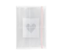 Viquel - Álbum de tarjetas coleccionables K-POP - Carpeta de tarjetas y fotos - 160 bolsillos - A5 y cierre con elástico - Incoloro