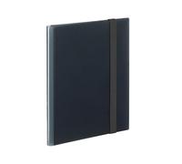 Viquel - Álbum para tarjetas de Pokémon (capacidad para 180 cartas, archivador para tarjetas de juegos, soporte A4, para tarjetas coleccionables, cierre con elástico, color negro