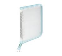 Viquel - Archivador A5 para tarjetas coleccionables - Álbum con cremallera para guardar tarjetas de colección 6,3 x 8,8 cm - Capacidad 120 tarjetas - Incoloro
