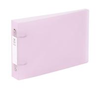 Viquel Bristol - Archivador de tarjetas con etiquetas de identificación (2 anillas, tamaño A5 (25 x 16,5 cm), color rosa