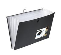VIQUEL - Carpeta expandible A3 para dibujo o documentos A3 - Formato grande 6 posiciones - Negro