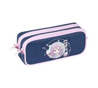 Viquel - Estuche Escolar 2 Compartimentos Manga - Práctico Estuche de Almacenamiento para bolígrafos, lápices y Accesorios - Ideal para la Escuela y el Ocio - Estuche de Gran Capacidad con Cierre de