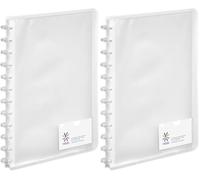 Viquel Maxi Encuadernación 60 fundas en Propyglass formato Geode, transparente (Paquete de 2)