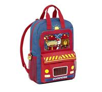 Viquel Mochila infantil Mini Bombero - Mochila materna 1 compartimento azul y rojo