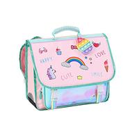 Viquel - Mochila primaria Bubbles con Pop-it - Mochila para niña unicornio con 2 compartimentos - rosa bolsa escolar ergonómica con bandas reflectantes, compartimentos múltiples