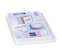 Viquel - Protección de documentos personalizable - Encuadernación A4 - Portafotos de 120 caras (60 bolsillos) Propysoft - Fundas transparentes y lisas - Incoloración translúcido