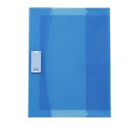 Viquel Strong Cover - Protector de cuaderno a4 azul de plástico de alta calidad - Parte trasera reforzada - Con solapas de marcapáginas