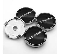 VIQUTRG 4 Piezas Coche Tapas centrales para Llantas,Tapa Central de neumático,para VOSSEN 68mm Prueba de Polvo/óXido/Agua Wheel Covers Buje Accesorios,F
