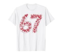 Viral 67 Corazones Dibujados a Mano Día de San Valentín Lindo Maestro Camiseta