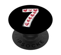 Viral 67 Sketch Heart Valentine Kids - 67 Coincidencia 7 PopSockets PopGrip Adhesivo