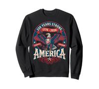 Viral Julio 4 2026 Vintage - 250 Años Fuerte USA Sudadera
