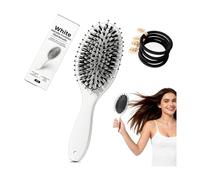 Viral World-Famous 5 x Sold out Paddle Brush - Smoother, Stronger, Shinier Hair - Boar Bristle Brushs with Nylon Bristles and Microsphere Masaging Tips,Viral Paddle Brush for Fine Thin Hair (1 unidad)