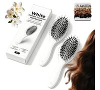 Viral World-Famous 5x Sold out Paddle Brush - Smoother, Stronger, Shinier Hair - Boar Bristle Brush, Lightweight Viral Paddle Brushes, for All Hair Types (2pcs)