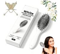 Viral World-Famous 5x Sold Out Paddle Brush - Smoother, Stronger, Shinier Hair - Boar Bristle Brush with Nylon Bristles and Microsphere Massaging Tips, Viral Paddle Brushes, for All Hair (1pc)