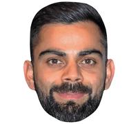 Virat Kohli (Beard) Big Head. Máscara más grande que la vida.