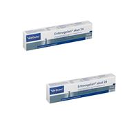 Virbac Enterogelan Agudo 24 | Paquete Doble | 2 x 24 ml | Suplemento dietético para Perros y Gatos | con prebiótico Inulina