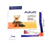 Virbac VET HPM Small & Toy - Pienso para perro adulto pequeño - Cantidad: 7 kg