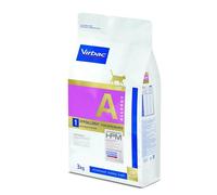 Virbac VET HPM Hypoallergy - Pienso para gatos adultos con intolerancias alimentarias - Insecto - Cantidad: 3 kg