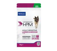 Virbac HPM Veterinary Adult Sensitive Large & Medium Pienso Cerdo para perros