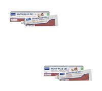 Virbac Nutri-Plus Gel | Paquete Doble | 2 x 120 g | Alimento complementario para Perros y Gatos para convalecencia | Estimulante del apetito, Portador de energía Altamente Concentrado