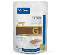 Virbac VET HPM Digestive Support - Alimento en salsa para gatos adultos con mala digestión y absorción - Cantidad: 85 g