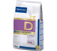 Virbac Veterinary HPM D1 - Suplemento dermatológico para gatos | 3 kg