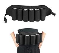 VireEyU Cinturón Porta-Cervezas para 6 Latas - Versátil para Actividades al Aire Libre y Festivales, Diseño Resistente, Ideal para Fiestas al Aire Libre, Regalo para Papá, Accesorio de Festival