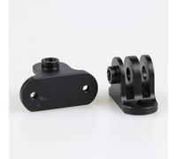 VIRELLO ActionCameraMountAdapterforInsta360, CNCAluminumAlloyBase con agujero de 3 mm, soporte de extensión para cámara deportiva, paquete de 2