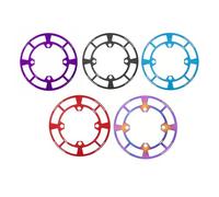 VIRELLO AluminiumAlloyMountainBikeChainringGuard104BCD, DiscProtectorCoverfor32T34T36TCrankset, ligero, resistente al aceite, GuardforMTBCyclingCommutingOff-RoadRiding, negro
