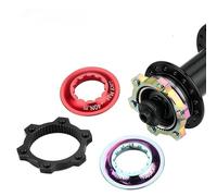 VIRELLO BikeHubLockRingConverter, Centerlockto6-BoltDiscAdapterforMountainRoadBikes,6061AluminumAlloyAnodizedFinish,BlackRedDazzlingColorsAvailable