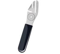 VIRELLO BikeHydraulicDiscBrakePadAlignmentTool,SteelCaliperPistonAdjusterforSymmetricMovement,PrevensRubbing,BlackSilver
