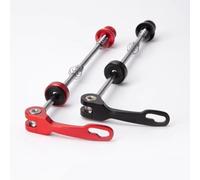 VIRELLO BikeQuickReleaseSkewer, CNCChromolySteelFront100mm & Trasero 135mm Eje con Cama-LockLeverforRoadMTB, Peso ligero 85g/95g, Negro