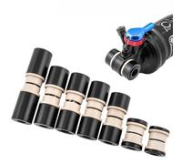 VIRELLO BikeRearShockBushingKitforFoxRockshox, aleación de aluminio DUReplacement22-68mm, compatible con 12.7-14 mm de ancho, negro
