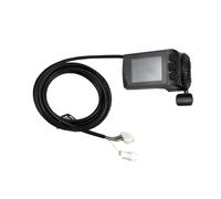 VIRELLO E-BikePantalla LCD, KT-LCD9RCyclingPanelwithThumbThrottle, 24V/36V/48VSpeedómetro, CruiseControl, Retroiluminación, PasswordLock