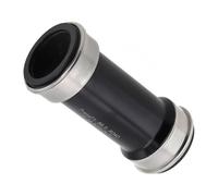 VIRELLO Eje inferior de ajuste a presión para DUB, sello de rodamiento medio de aleación de aluminio PF86.5/92, negro y plateado