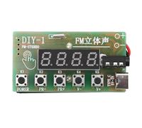 VIRELLO Kit de radio AM FM, juego de práctica de soldadura de doble banda para estudiantes con alimentación tipo C, módulo de aprendizaje electrónico de 60 x 32 mm