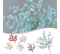 VIRELLO Orquídea artificial Oncidium de una sola rama de seda de 74 cm de alto, lirio bailarín realista para centro de mesa de boda, decoración del hogar y la oficina