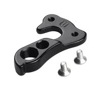 VIRELLO Percha trasera de aleación de aluminio, soporte de gancho trasero BikeGearMechTailHook, compatible con marco Sensium500, negro con tornillos