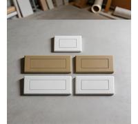 VIRELLO Placa en blanco de enchufe de interruptor tipo 118, cubierta para paneles de caja de alambre grandes, tapón blanco u dorado para aberturas eléctricas del hogar no utilizadas, fácil de instalar