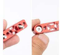 VIRELLO RoadBikeDiscBrake Adaptador, aleación de aluminio, PostMountCaliperfor, 140 mm a 160 mm, rotor, delantero/trasero, extensor de freno hidráulico con tornillos, negro