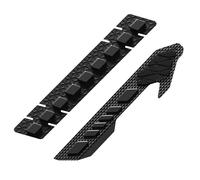 VIRELLO SiliconeChainStayFrameGuard,BikeChainProtectorfor Road & MountainBikes,Anti-ScratchRubberPadtoFrameDamage,EasyInstall,2PackBlack