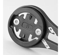 VIRELLO Soporte para bicicleta, aleación de aluminio, soporte de manillar para GarminCateyeBryton, ángulo ajustable, soporte para GPS, 142 mm, negro