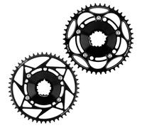 VIRELLO SRAM Adaptador de plato 110 BCD, garra de conversión de 3 a 4 agujeros para manivela de aleación de aluminio 7075, soporte de disco anodizado CNC, diámetro exterior de 125 mm