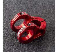 VIRELLO Tallo de bicicleta, elevador de aleación de aluminio CNC hueco ultraligero de 35 mm para bicicletas plegables de carretera de montaña, fuerte absorción de golpes, color negro