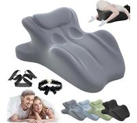 Vireon - Almohada de punto dulce, ángulo de 27°, posición perfecta, almohadas para parejas, cojín ergonómico de espuma viscoelástica para glúteos, experimentó un mejor apoyo y alineación (D)