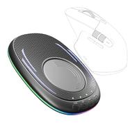 VIRGA CARE Movimiento de mouse indetectable, jiggler de mouse ultrafino y silencioso con temporizador, dispositivo de ratón sin controlador con interruptor de encendido/apagado, luz de respiración