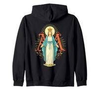 Virgen Católica María - Oración del Santo Rosario Sudadera con Capucha
