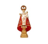 Virgen Covadonga 10 cm de Resina patrona de Asturias en Caja de PVC con la Historia