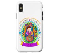 Virgen de Guadalupe Cartoon Mexican Culture Religious Faith Carcasa para iPhone X/XS